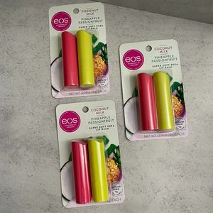 Eos Lip Balm, 3 Packs - 6 Sticks